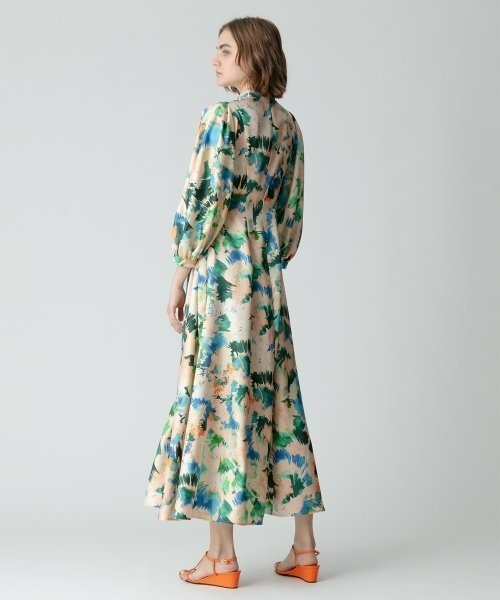 「allureville」 長袖ワンピース 1 オレンジ レディース_画像4