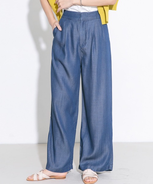 「URBAN RESEARCH ROSSO」 パンツ 36 インディゴブルー レディース_画像2