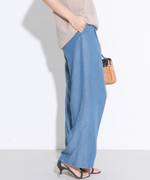 「URBAN RESEARCH ROSSO」 パンツ 36 インディゴブルー レディース_画像4