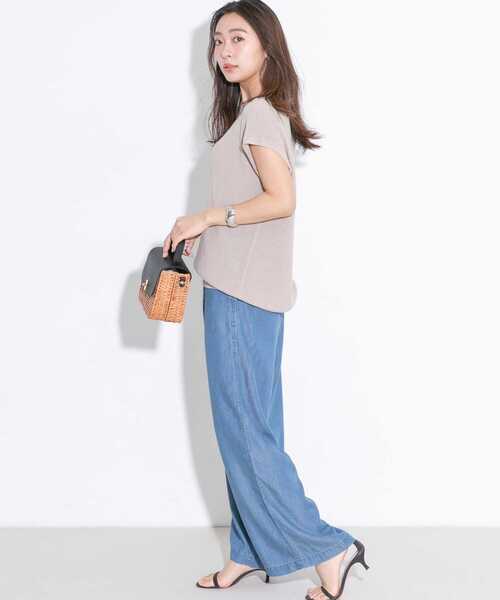 「URBAN RESEARCH ROSSO」 パンツ 36 インディゴブルー レディース_画像7