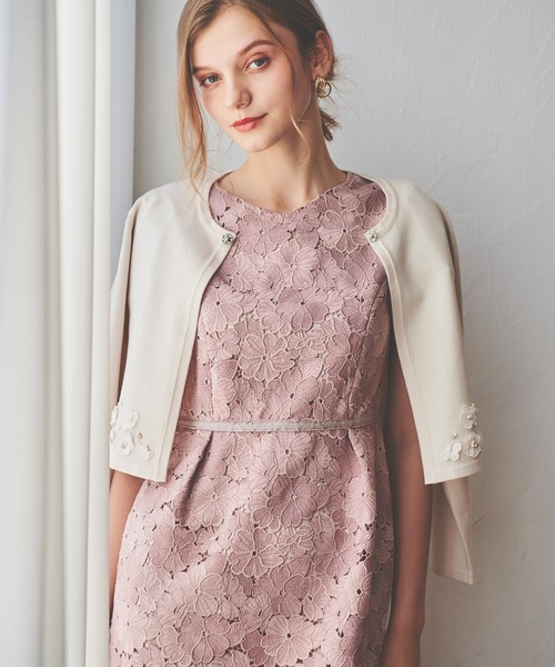 「LAISSE PASSE」 ボレロ MEDIUM スモークピンク レディース_画像3