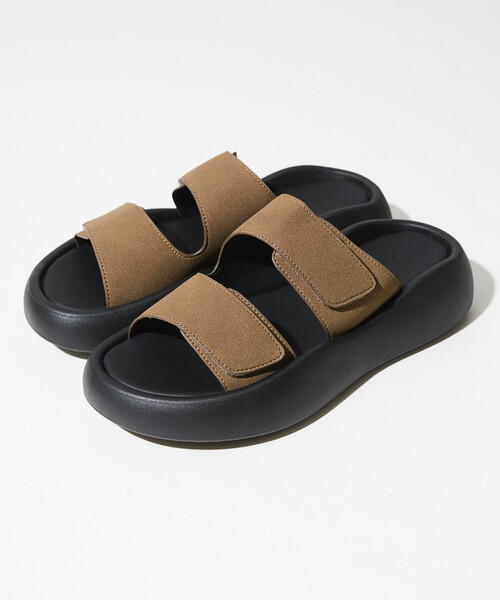 期間限定値下げ☆ SLIPPER スタッズ スエード サンダル FREAK'S STORE（フリークスストア） 厚底 スポーツサンダル サンダル
