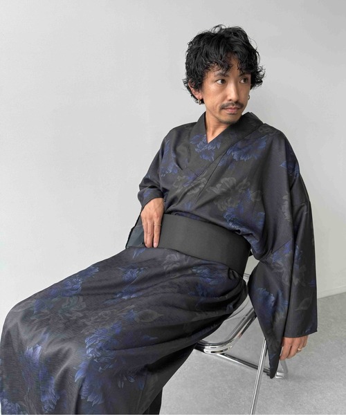 AS KNOW AS（アズノゥアズ） 浴衣 メンズ浴衣 3点セット 「男性浴衣