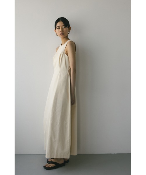 「STYLEMIXER」 ノースリーブワンピース SMALL ブラウン レディース_画像2