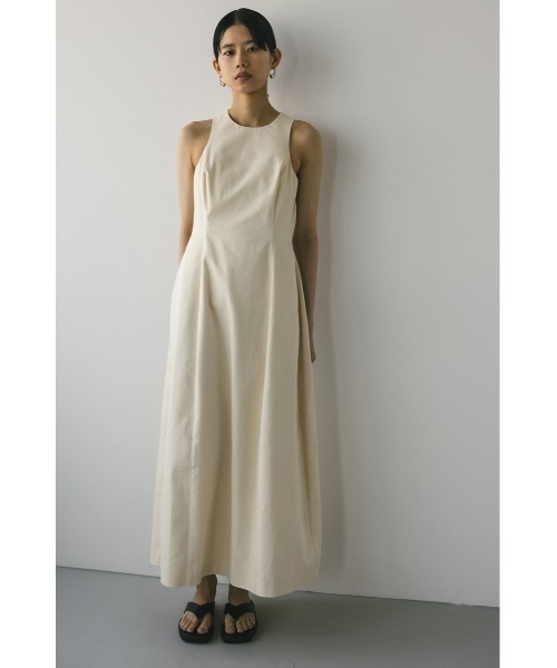 「STYLEMIXER」 ノースリーブワンピース SMALL ブラウン レディース_画像3