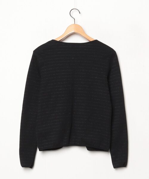 「PETIT BATEAU」 カーディガン X-SMALL ブラック レディース_画像2