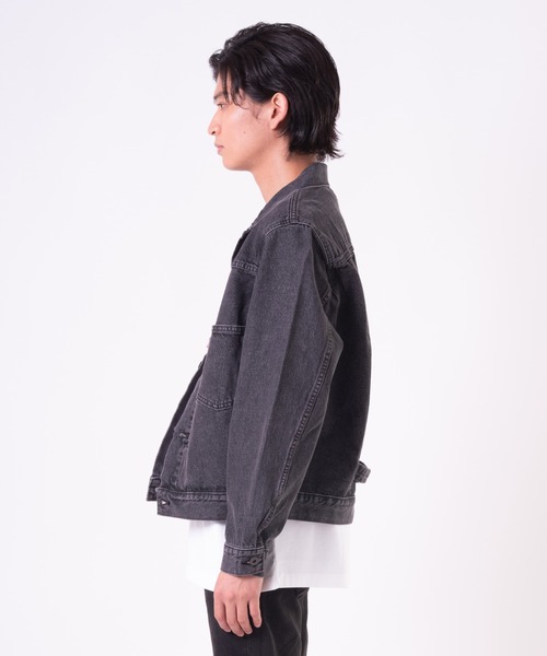 「Levi's」 デニムジャケット X-LARGE ブラック メンズ_画像9