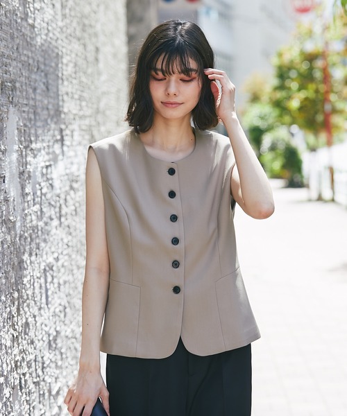「SMILE ORCHID」 ベスト M アイボリー レディース_画像7