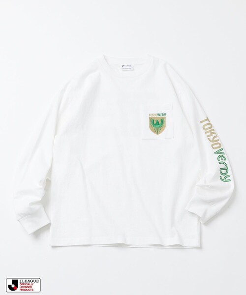 東京ヴェルディ FREAK’S STORE ロングスリーブTシャツ ホワイト L FREAK'S STORE（フリークスストア） tシャツ J.LEAGUE × FREAK'S STORE
