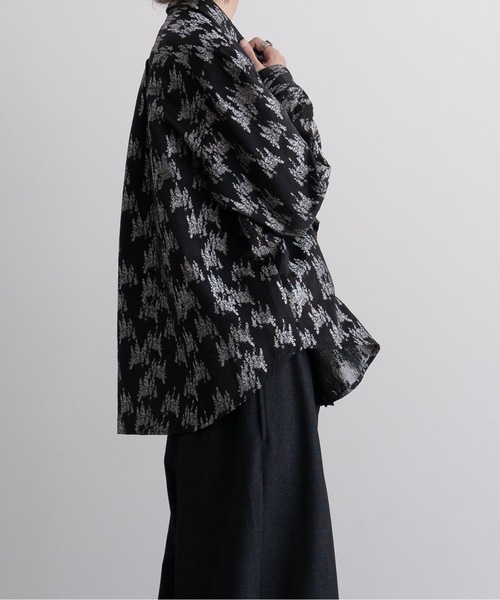 「Casper John」 長袖シャツ LARGE ネイビー メンズ_画像5