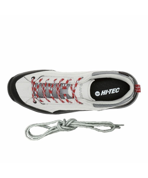 「HI-TEC」 ローカットスニーカー 24.5cm ライトグレー メンズ_画像5