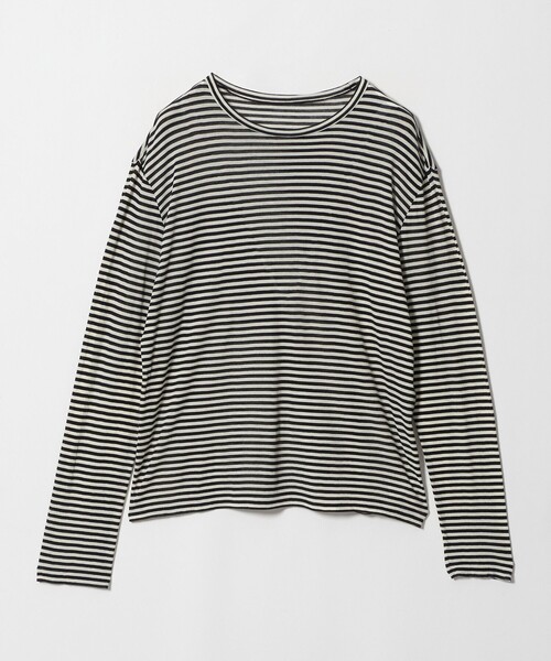 6 tシャツ 「6(ROKU)」ボーダー×タンク レイヤードトップス レディース