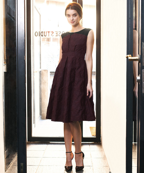 正規 ブランド ドレス フラワージャカードフィット フレア結婚式ワンピースドレス Zozotown Paypayモール店 通販 Paypayモール 一 番 安い 商品 Paynow Universalpapershredding Com