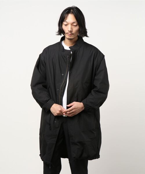 31 割引m メンズ Mサイズ相当 L メンズ Lサイズ相当 ブラック大人気定番商品 コート モッズコート Revo C Nツイル ライナー脱着 スタンドカラー モッズコート ジャケット メンズファッション ファッションm メンズ Mサイズ相当 L メンズ Lサイズ相当