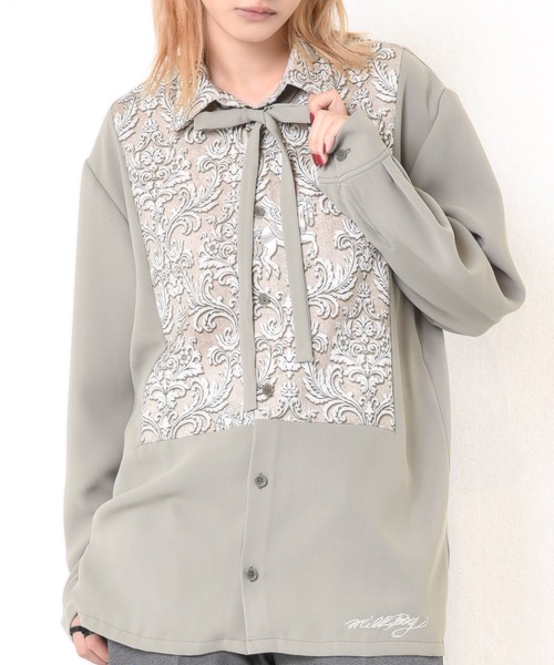 ミルクボーイ パレスシャツ ミルク MILKBOY（ミルクボーイ） シャツ ブラウス PALACE SHIRTS : ZOZOTOWN
