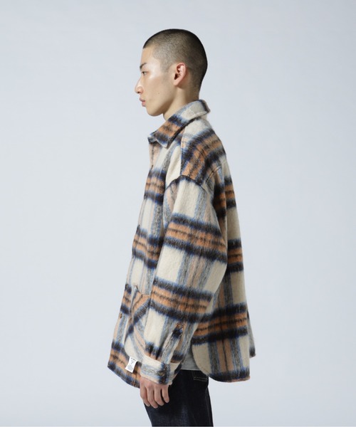 AVIREX シャツ 「直営店限定」SHAGGY CHECK SHIRT / シャギー