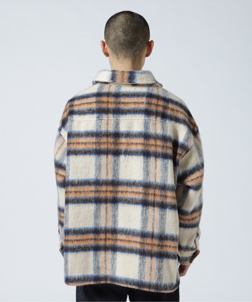 [新品未使用！]AVIREX アヴィレックス シャギーチェックシャツ　アウター AVIREX シャツ 「直営店限定」SHAGGY CHECK SHIRT / シャギー