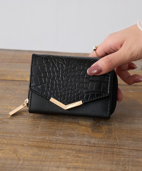 SETUP7（セットアップセブン） 財布 「SETUP7」クロコ型押しフェイク