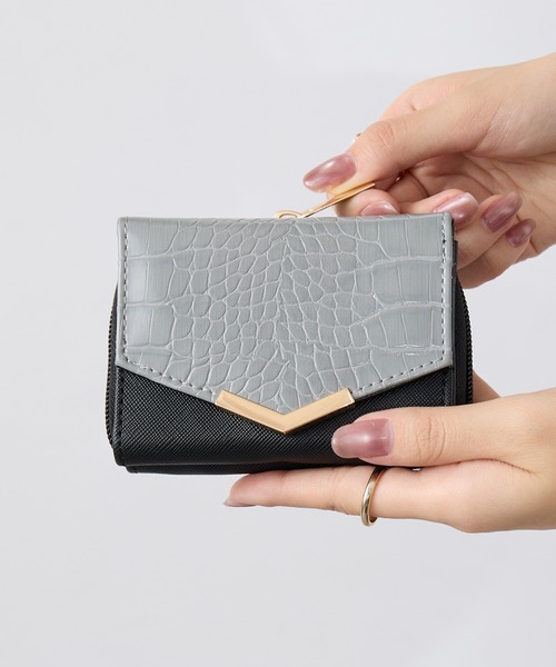 SETUP7（セットアップセブン） 財布 「SETUP7」クロコ型押しフェイク