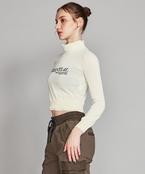 【利益還元祭】開催中！今年最後の大セール ESSENTIAL（DOUBLE STANDARD CLOTHING） ニット セーター リブ トップス