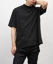 garsonwave tシャツ クールマックス モックネック デザイン 半袖 T