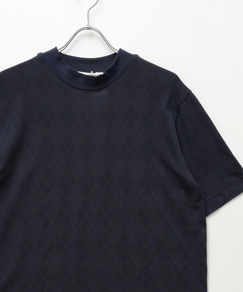 garsonwave tシャツ クールマックス モックネック デザイン 半袖