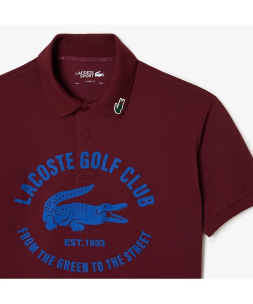 【美品】ラコステ ゴルフ SPF30 UVカット ウルトラドライポロ　５（XL） LACOSTE（ラコステ） ポロシャツ SPF30 UVカット ウルトラドライ