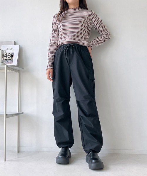 AS KNOW AS（アズノゥアズ） カーゴパンツ タック ミリタリーカーゴ