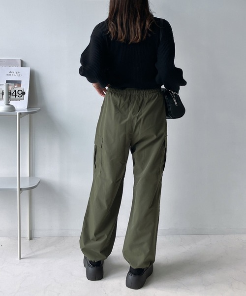 AS KNOW AS（アズノゥアズ） カーゴパンツ タック ミリタリーカーゴ