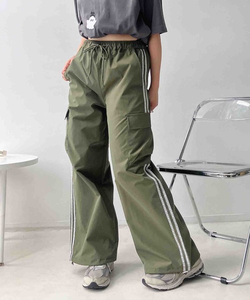 AS KNOW AS（アズノゥアズ） カーゴパンツ タック ミリタリーカーゴ