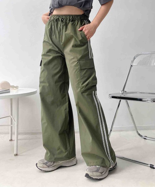 AS KNOW AS（アズノゥアズ） カーゴパンツ タック ミリタリーカーゴ