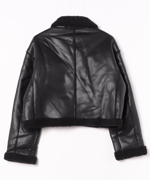 ALMO ムートンコート ボアコート 「LAMPOON」フェイクムートンショート