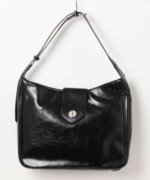 ショルダーバッグ VINTAGE WRAP BAG BLACK 3color 】4アウトポケットヴィンテージスクエアショルダー