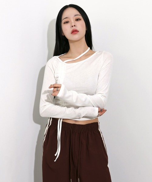 FOLLOWIN tシャツ 「FLW MADE」 「シャーリング調整可能