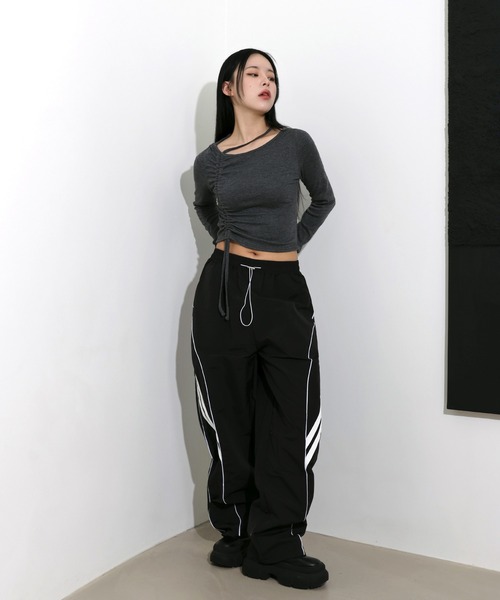 FOLLOWIN tシャツ 「FLW MADE」 「シャーリング調整可能