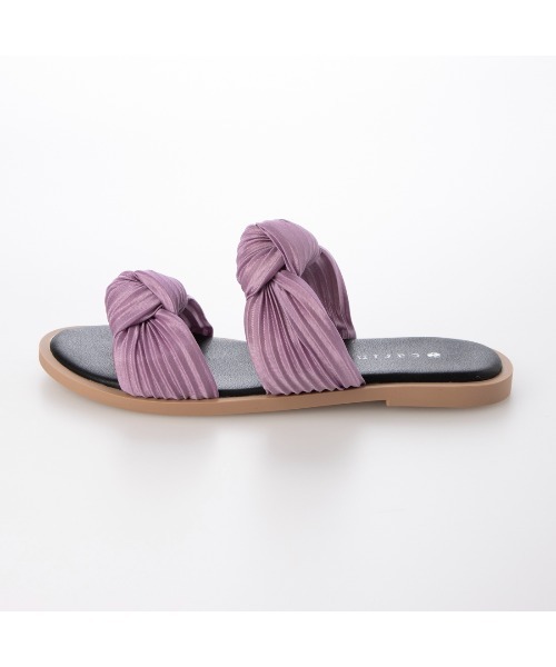 carino サンダル プリーツスポンジサンダル レディース : ZOZOTOWN