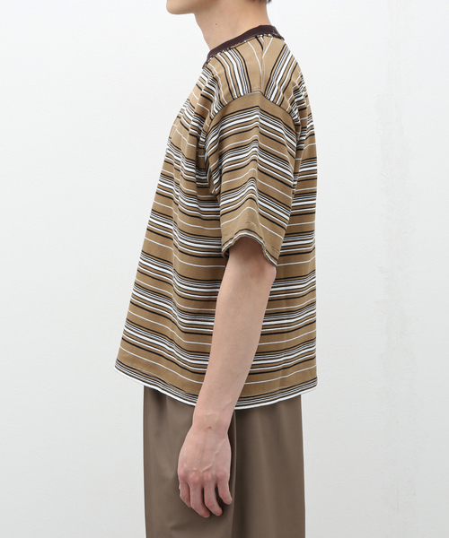 【関税込み】Camiel Fortgens ブラウン Normal 1/1 リブ Tシャツ CAMIEL FORTGENS - 【残り一点】Normal Tee | ACRMTSM ONLINE STORE