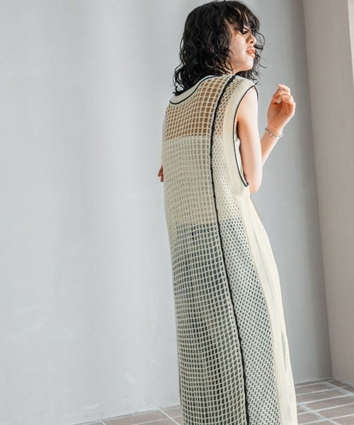 LEPSIM ワンピース 「FOR I SERIES」7ゲージメッシュワンピース