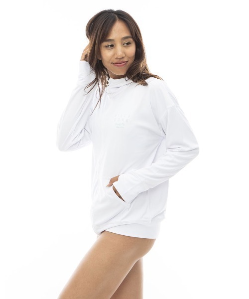 BILLABONG ラッシュガード レディース LOOSE ZIP UP HOODED