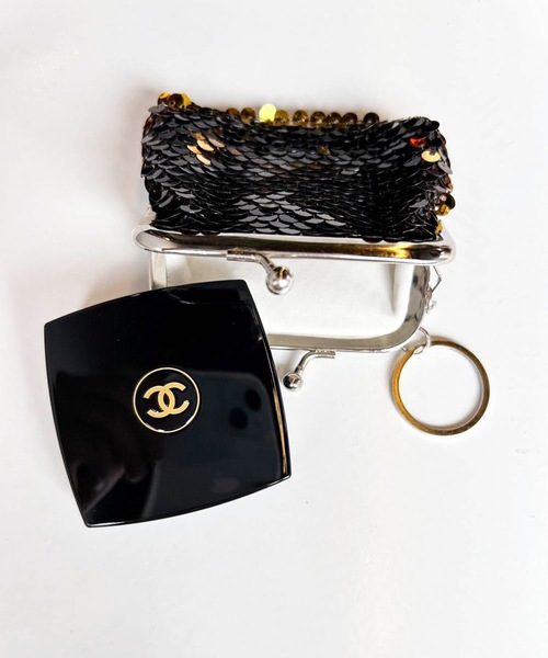 ZAKKA-BOX（ザッカボックス） キーケース スパンコールがま口ポーチ