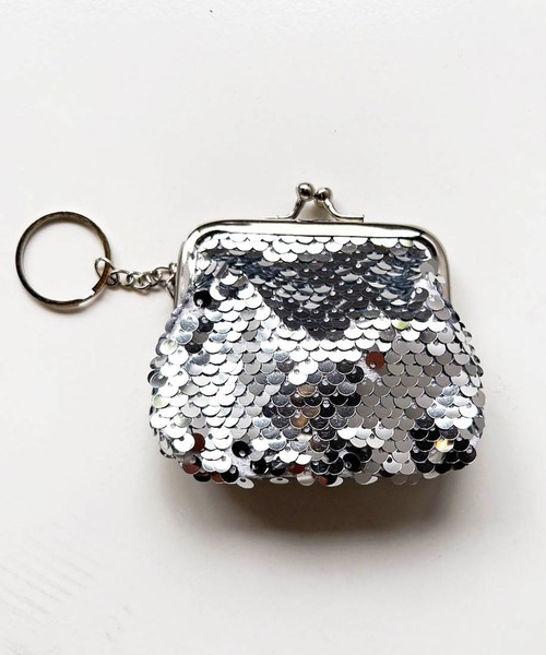 ZAKKA-BOX（ザッカボックス） キーケース スパンコールがま口ポーチ