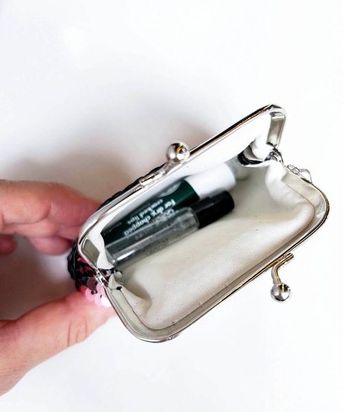 ZAKKA-BOX（ザッカボックス） キーケース スパンコールがま口ポーチ