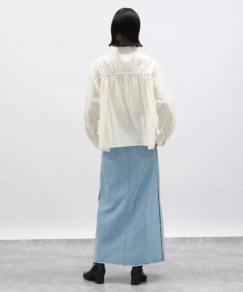 LAKOLE（ラコレ） ブラウス シャツ ギャザーリボンシャツ / 142589