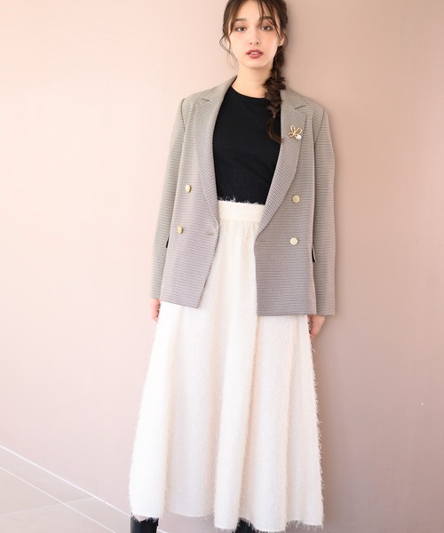 【関税込み】Balmain ベージュ フリンジ テーラードジャケット MISCH MASCH ジャケット テーラードジャケット 2024秋冬新作