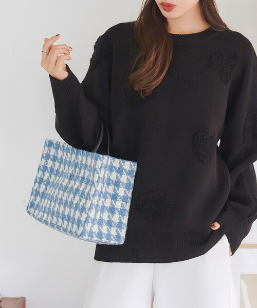 KOBE LETTUCE（神戸レタス） トートバッグ 千鳥柄トートバッグ