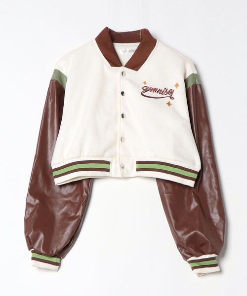 gossip!ロサンゼルス ブルゾン アウター Y2K PUレザー スタジャン風