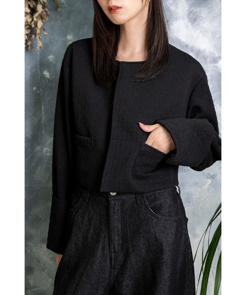 Nora Lily（ノラリリー） コート ジャケット 「Nora Lily」Collarless