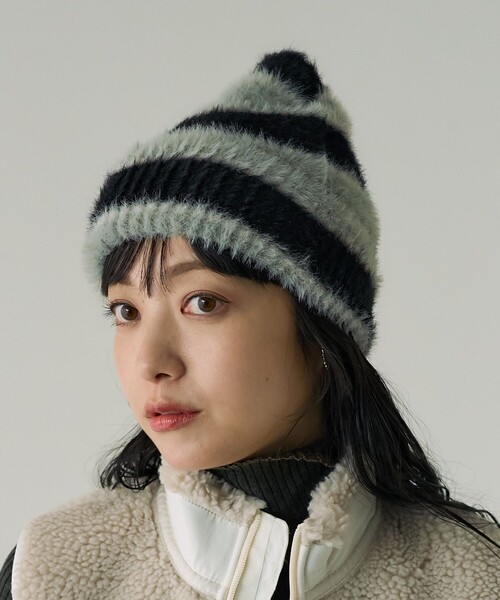 FREAK'S STORE（フリークスストア） ニット帽 ニットキャップ シャギー