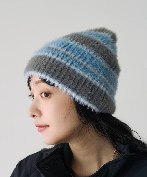 FREAK'S STORE（フリークスストア） ニット帽 ニットキャップ シャギー