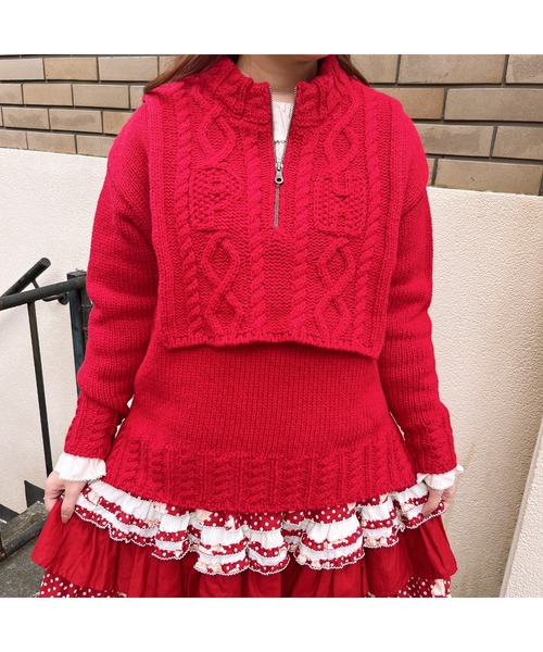 PINK HOUSE ニット PHロゴ編み込みニット レディース : ZOZOTOWN 
